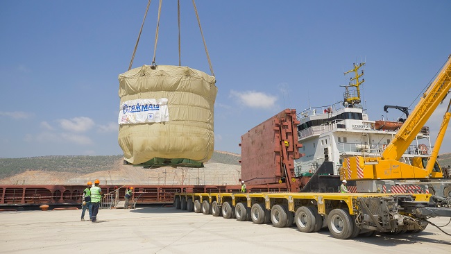 Akkuyu NGS'nin 2'nci Ünitesinde Yer Alan Kor Tutucunun Montajı Yapıldı