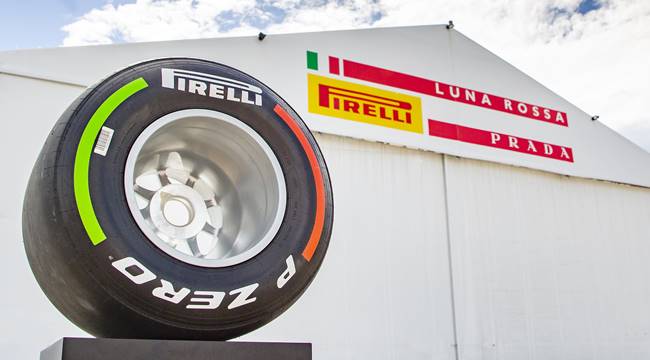 Luna Rossa Takımının imzaladığı bir Pirelli Formula 1 Lastiği Yardım amacıyla açık artırmaya çıkarıldı