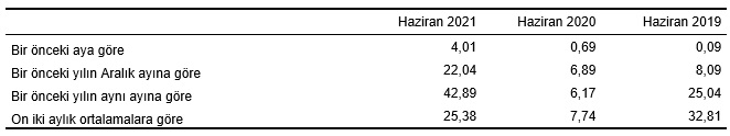 Haziran ayında Yurt içi üretici fiyatları yüzde 4,01 oranında arttı!