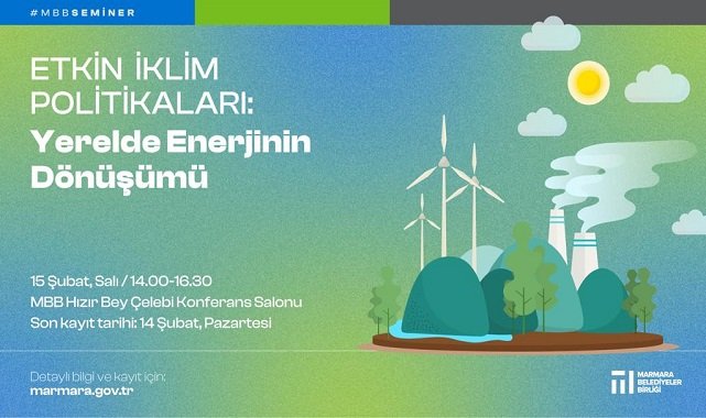 SEMİNER: 'Etkin İklim Politikaları - Yerelde Enerjinin Dönüşümü'