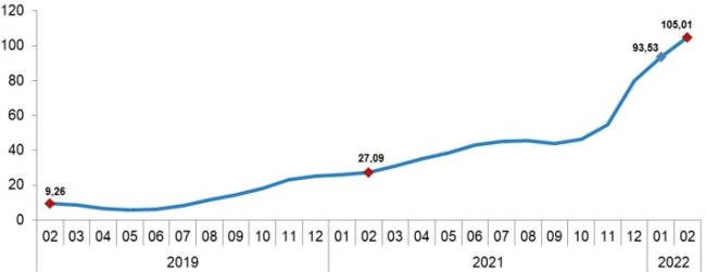 TÜİK: Şubat ayı tüketici fiyatları yüzde 4,81 - Üretici fiyatları 7,22 oranında arttı