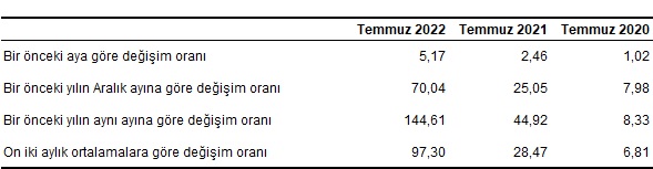 Üretici fiyatları aylık %5,17 arttı - TÜİK!