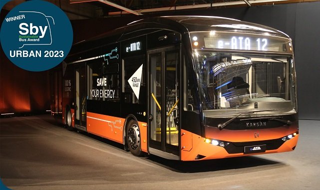 Ödülü “şehir içi toplu taşıma” 12 metre elektrikli e-ATA modeli ile Karsan kazandı!