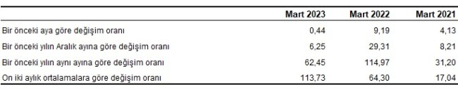 Enflasyon aylık yüzde 0,44 oranında arttı!