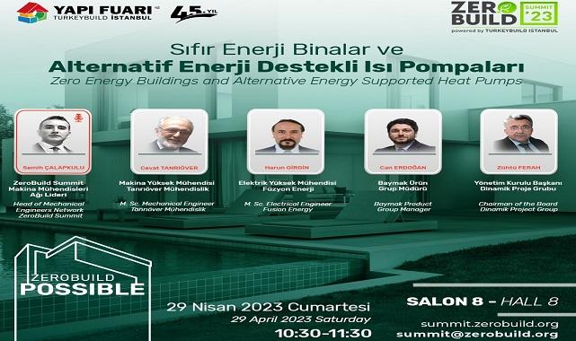Davetlisiniz - ''4. Uluslararası Sıfır Enerji Binalar Zirvesi ZeroBuild Summit’23''