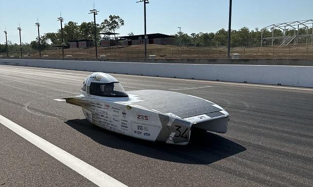 İTÜ ZES Güneş Arabası Ekibi BWSC 2023 yarışı!