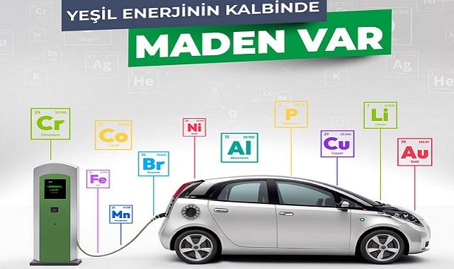 Bir elektrikli ARABA için hangi madenler kullanılıyor?