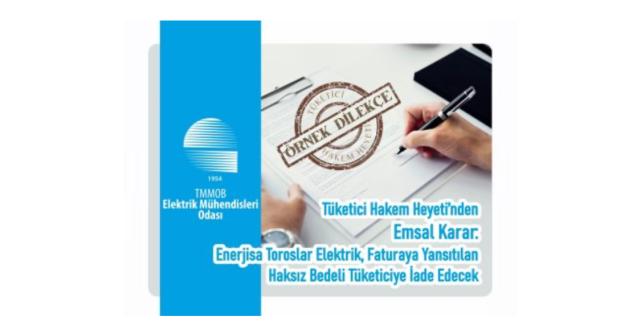 Tüketici Hakem Heyeti "Elektrik FATURASI" için örnek karar verdi!