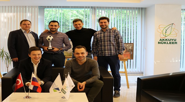 Akkuyu Nükleer Futbol Takımı Ödül aldı