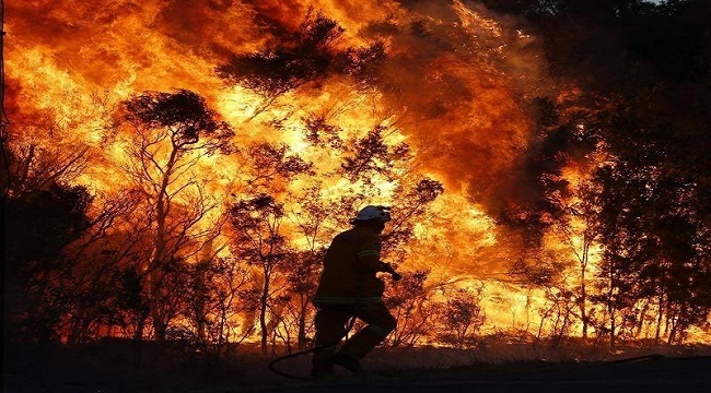 DÜNYA: Bir tarafta kış, diğer tarafta yangın