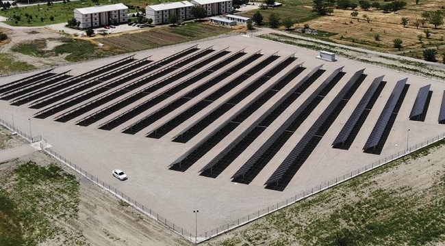 ERZİNCAN: Havalimanı güneş enerjisinden elektrik üretimine başladı