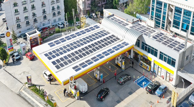 Güneş enerjili ilk istasyonunu ANKARA'da açtı!