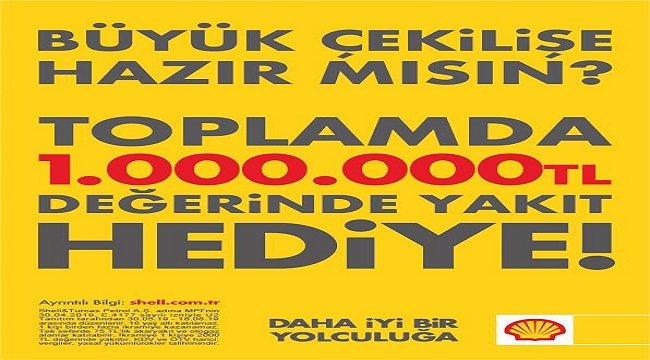 '1 milyon TL' değerinde hediye yakıt kampanyası başlattı!