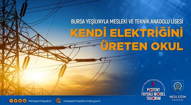 Okul kendi ELEKTRİĞİNİ üretiyor: BURSA'DA