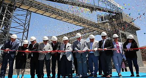 Çöpten elektrik üretim tesisini açtı