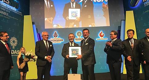 Doğal Gaz Kongresi açılışını yaptı ve Plaket aldı!