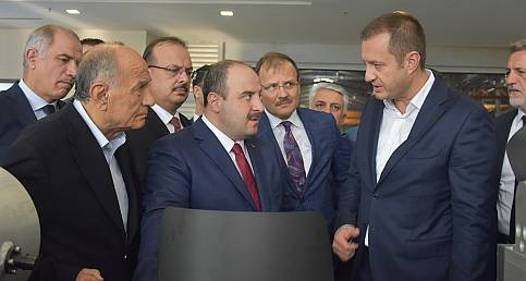 Sanayi ve Teknoloji Bakanı Mustafa Varank'ı Bursa'da ağırladı
