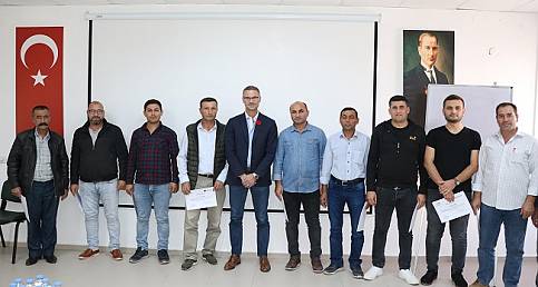 30 madenci Eğitim Sertifikası aldı