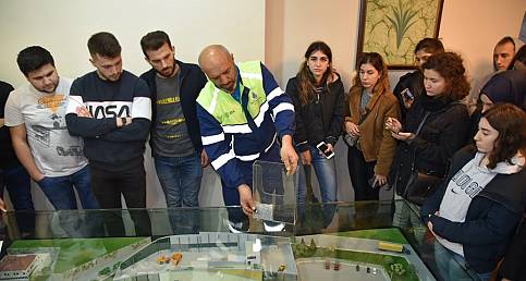 İTÜ Çevre Mühendisliği öğrencileri Katı Atık tesislerini gezdi