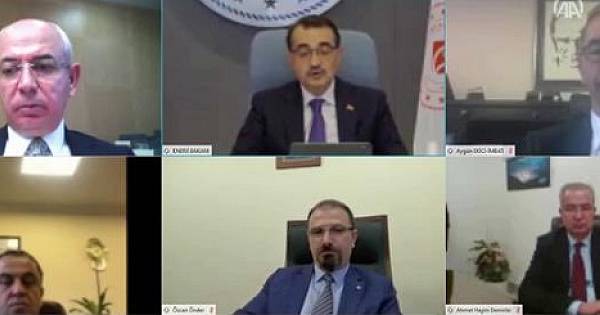 Kömür sektörüyle video konferans...