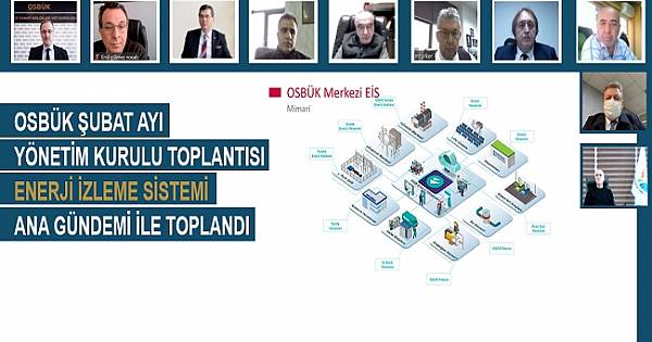 OSBÜK Yönetimi 'Enerji İzleme Sistemi' gündemi ile toplandı!