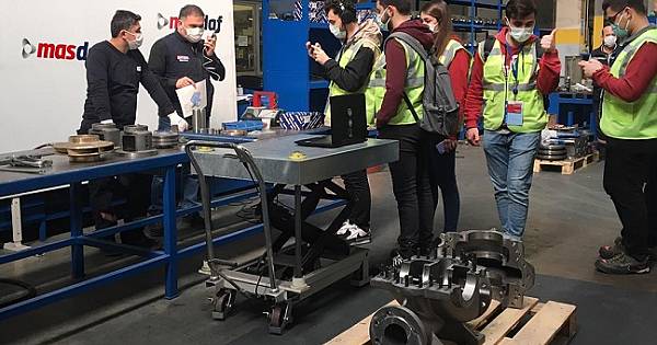 Masdaf - YTÜ Makine Mühendisliği bölümü öğrencilerini ağırladı