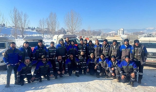 Çoruh EDAŞ ekipleri -Deprem bölgesine enerji temini için çalışıyor!