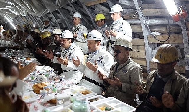 Enerji Bakanı Bayraktar “Madencilerin” misafiri oldu!