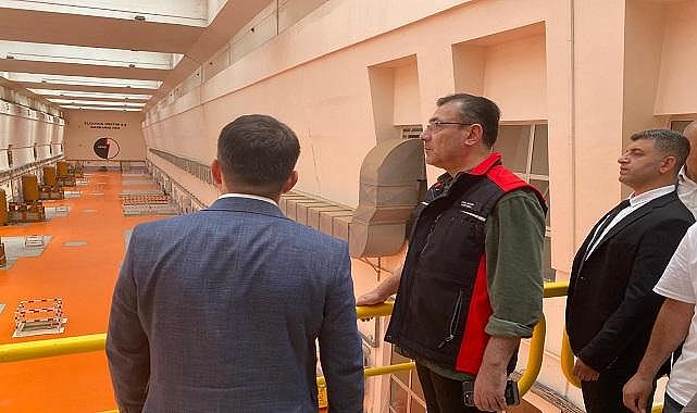 EÜAŞ Genel Müdürü Zafer Benli &#039;&#039;Karkamış Hidroelektrik Santrali&#039;nde...&#039;&#039;