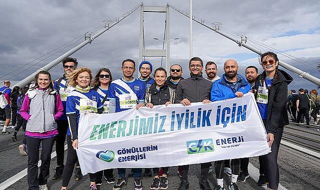 CK Enerji çalışanları - İstanbul Maratonu’nda “Eğitim Hakkı” için koştu!