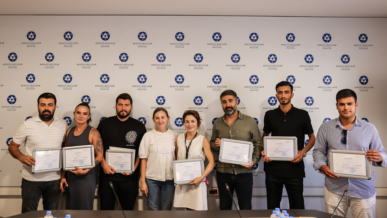 Akkuyu Çalışanları SERTİFİKALARINI aldı!