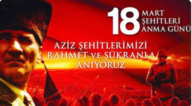 Çanakkale Şehitlerimizi Rahmet ve Saygıyla anıyoruz