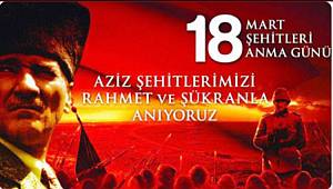 Çanakkale Şehitlerimizi Rahmet ve Saygıyla anıyoruz
