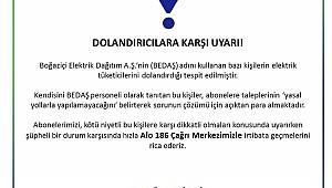 Elektrik dolandırıcılarına dikkat