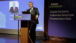 Düşük Karbonlu Kalkınma Sürecinde Finansmanın Rolü'nü konuştu
