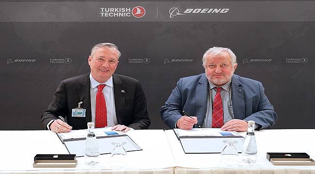 Boeing ve Türk Hava Yolları ortaklık anlaşması imzaladı
