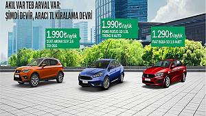 KOBİ'lere aylık 1.290 TL'ye kiralık araç!