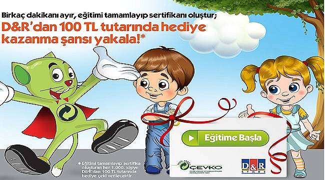 Çocuklar, Çevre Eğitimi sizi bekliyor: Ödül 100 TL