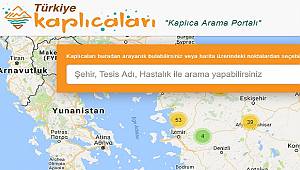 Kaplıca arama portalı olduğunu biliyormusunuz?