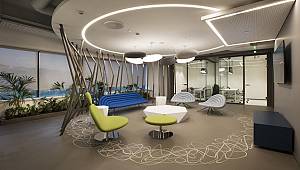 Ofisi çevre ve insan dostu özelliklerle donattı