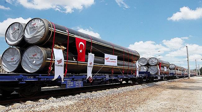 TANAP&#039;ın 475 kilometrelik borusunu karşıladı