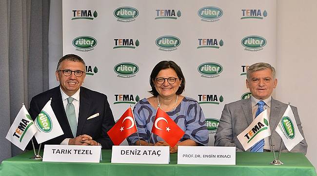 TEMA Vakfı ve Sütaş organik gübre kullanımına dikkat çekti