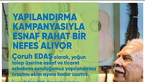 Çoruh EDAŞ süreyi uzattı