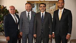 Güneşin Başkanlarından Enerji Bakanı Dönmez'e ziyaret