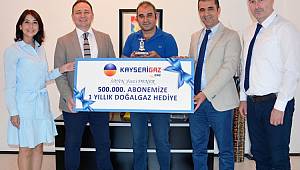 Kayseri Doğalgaz hediye etti