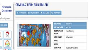 Herkesi ilgilendiriyor: Güvensiz ürünleri buradan öğrenebilirsiniz
