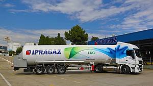 İlk LNG'li çekicisi Türkiye yollarında