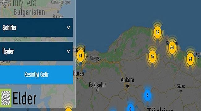 Elektrik kesintilerini buradan takip edebilirsiniz