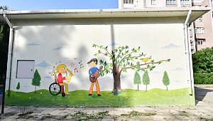 Elektrik trafoları sanat eseri oldu