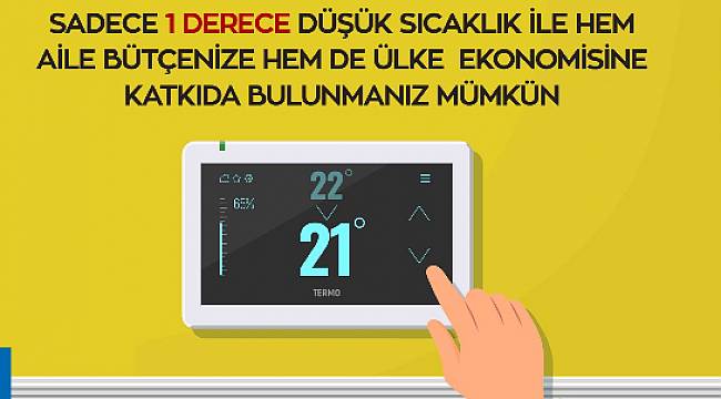Aylık doğalgaz faturasını düşürmek için çok basit önlem!